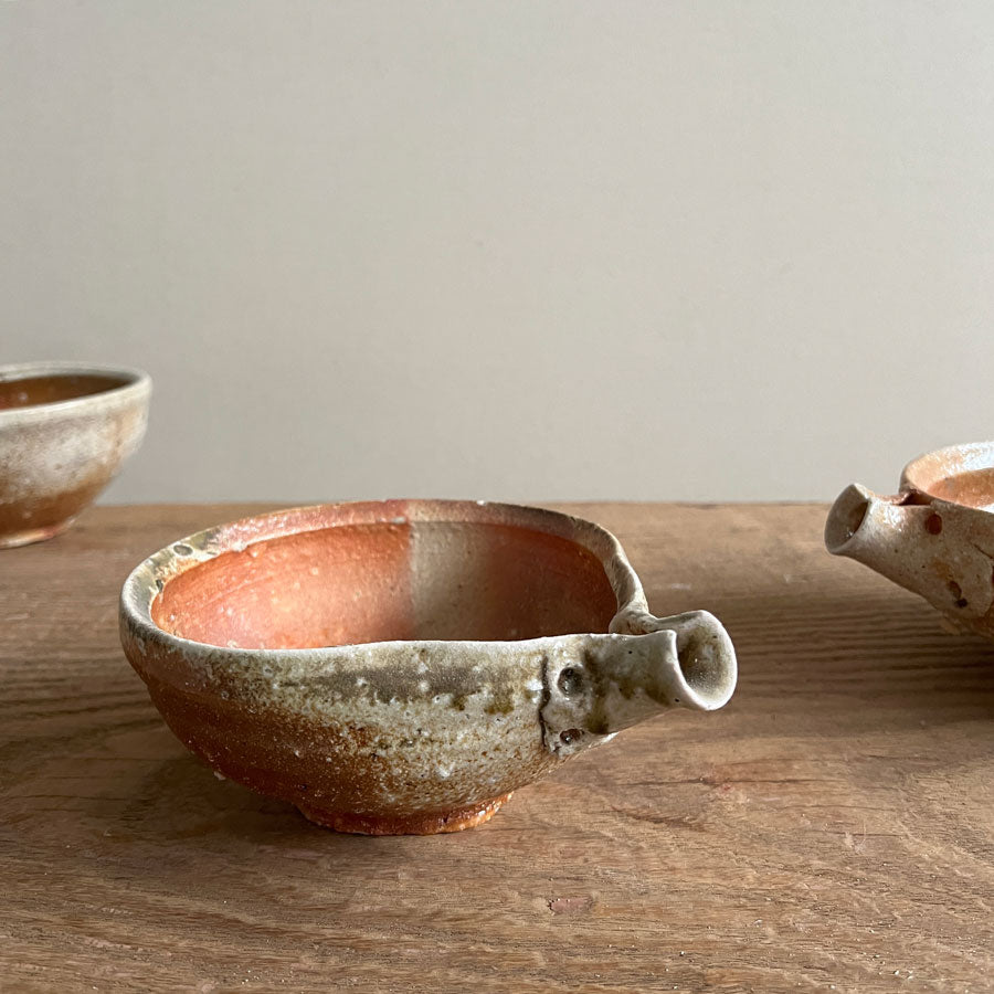 Vintage Japanese pottery medium bowl B