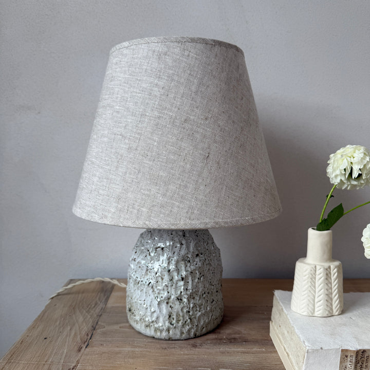 Natural Glazed Ceramic Table Lamp