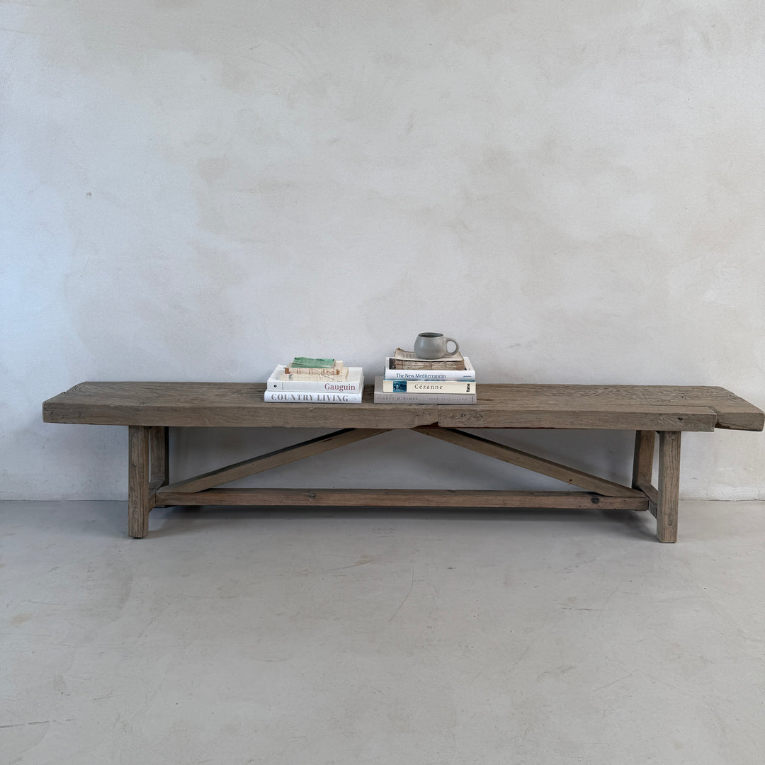 Unique Elm Hall Bench 230cm  | Brooks