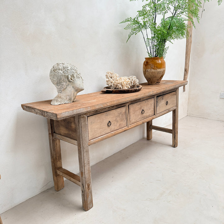 Unique Rustic Antique Console Table Yale