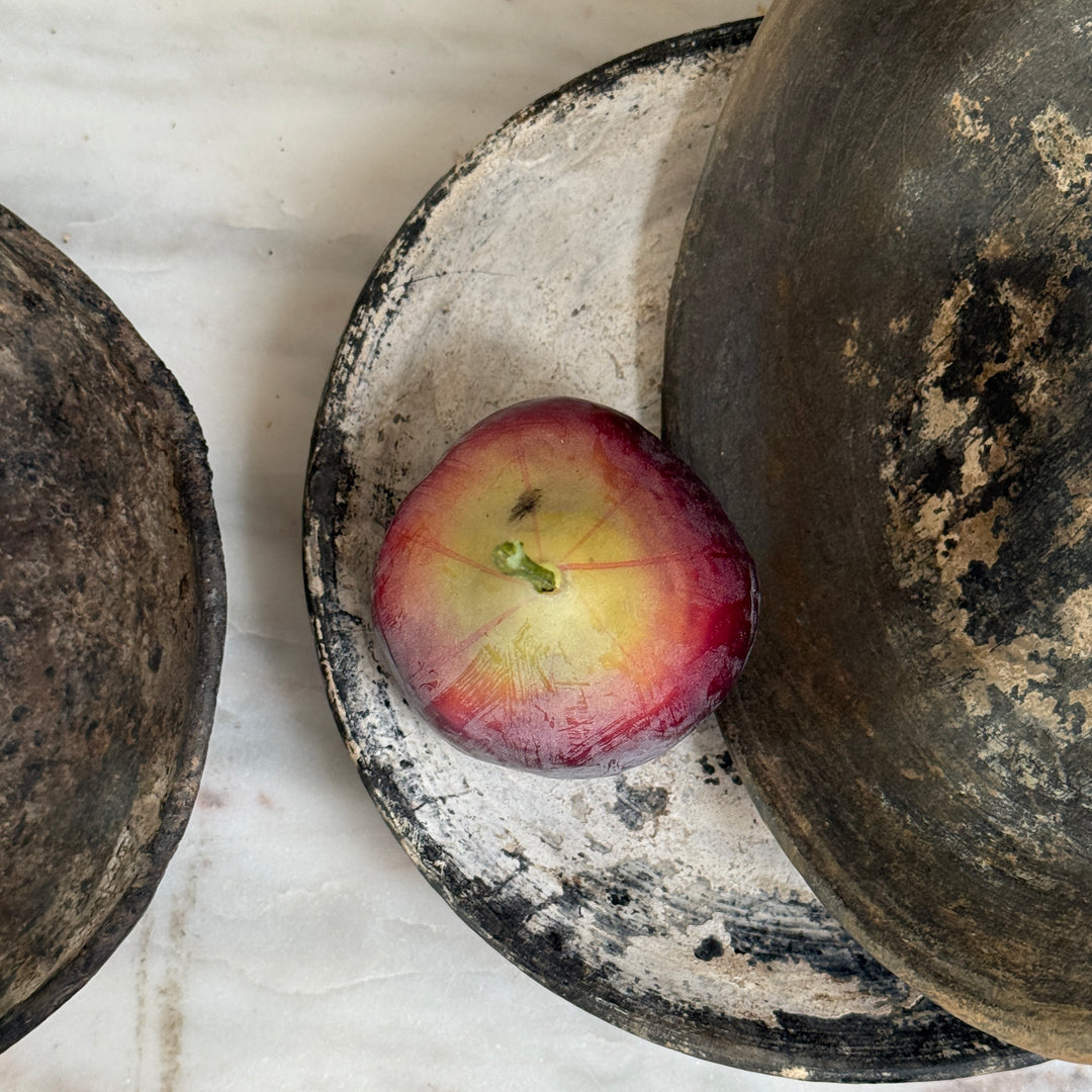 Antique small clay plate