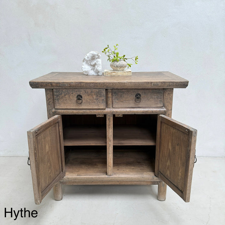Small Antique Elm Cupboards