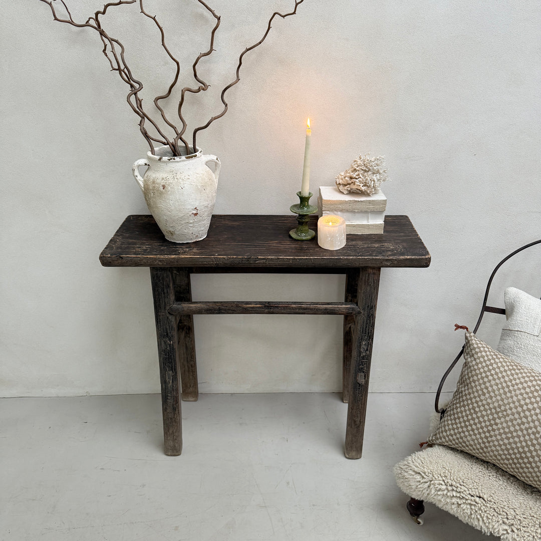 Small Black Antique Console Table | Bowbrook