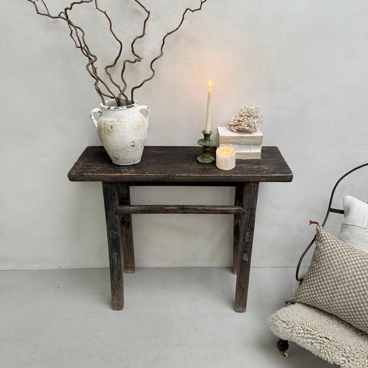 Small Black Antique Console Table | Bowbrook