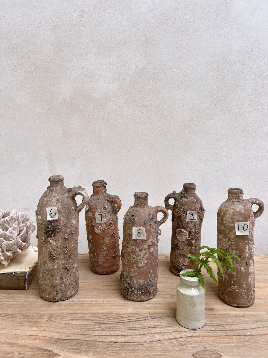 Medium Vintage Shipwreck stoneware bottle