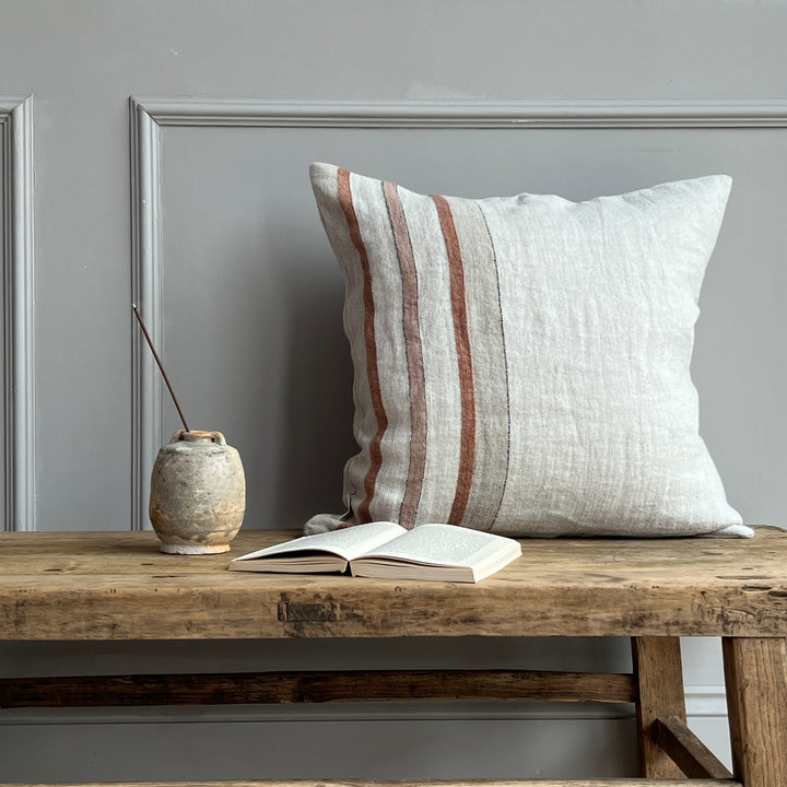 Malmo Stripe Linen Cushion