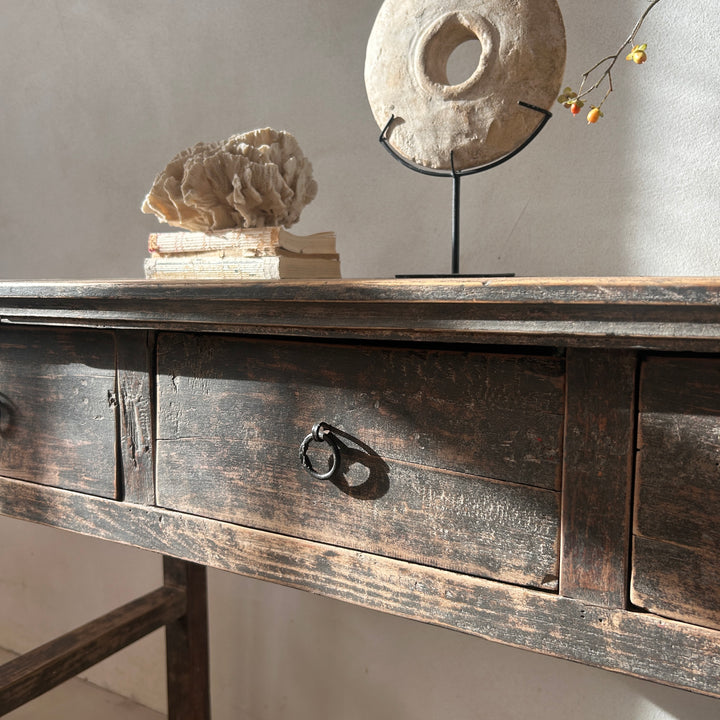 Antique Elm Console Table | Monkton