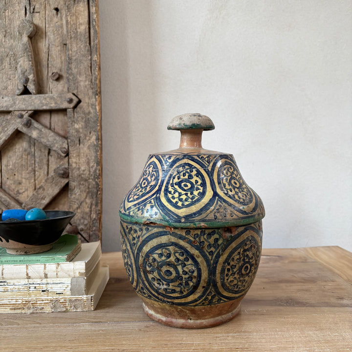 Antique Moroccan Safi Jubbaha Pot | Sulafa
