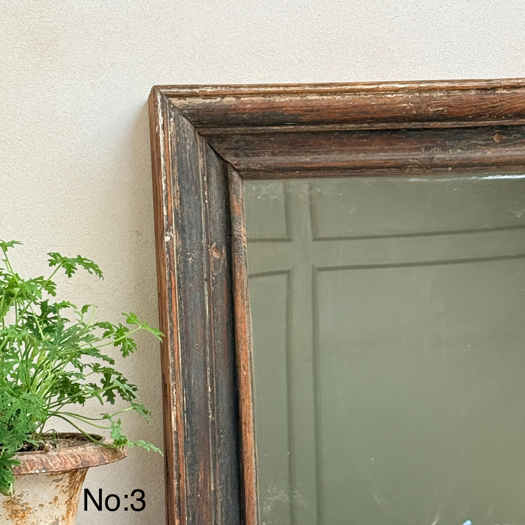 Vintage Reclaimed Architectural Square Wall Mirror | Ashley