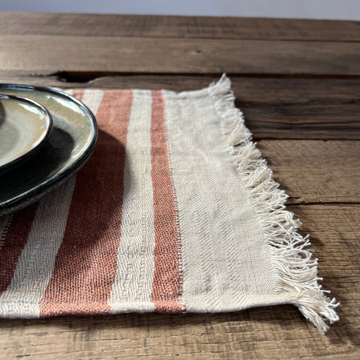 Linen Stripe Place Mat l Harlan