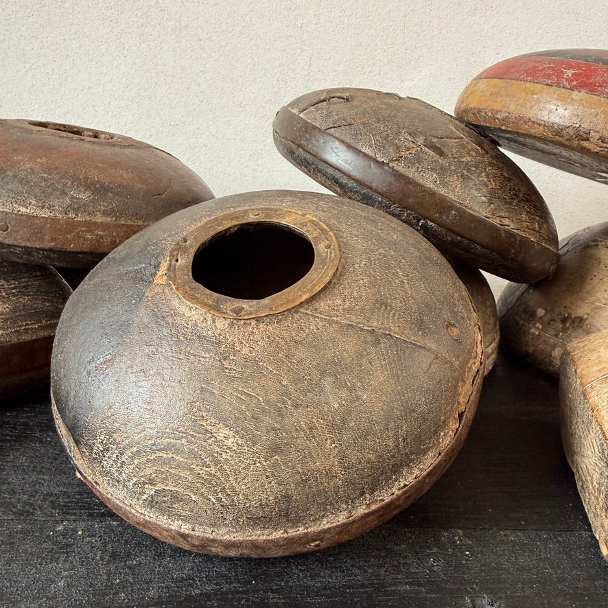 Antique Indian Teak Decorative Boxes