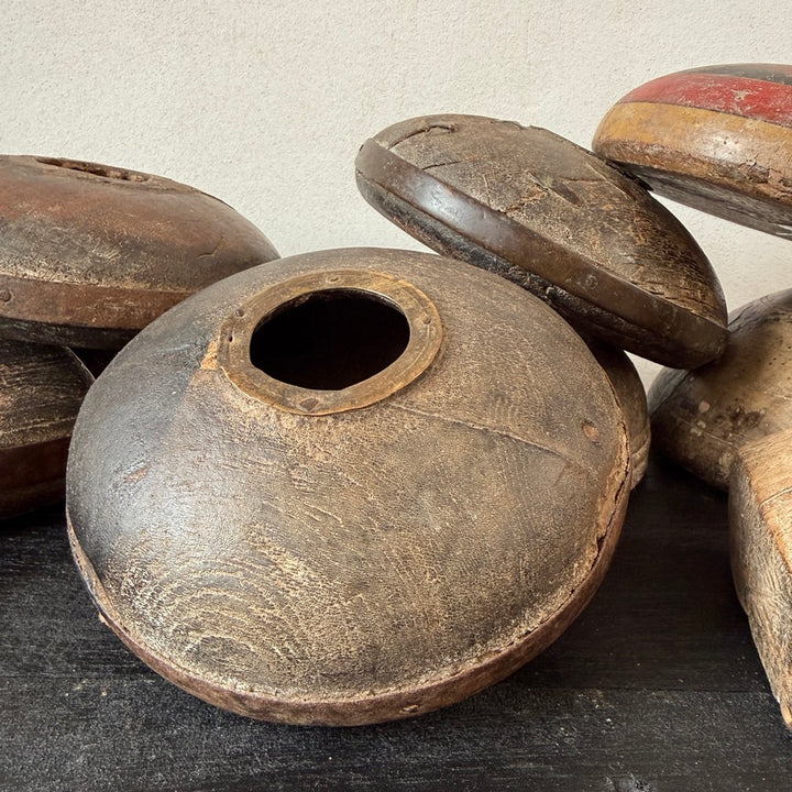 Antique Indian Teak Decorative Boxes