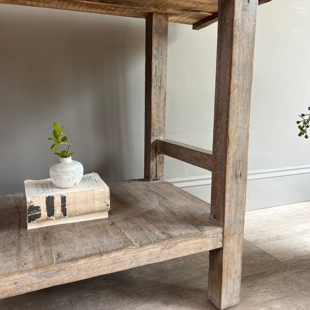 Antique Console Table With Shelf | Knutsford