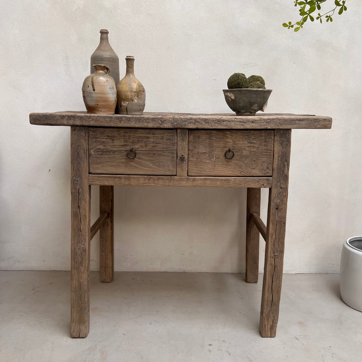 Antique Two Drawer Console Forster