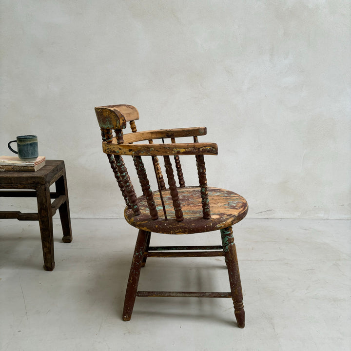 Antique Art Studio Bobbin Chair | Geraldine