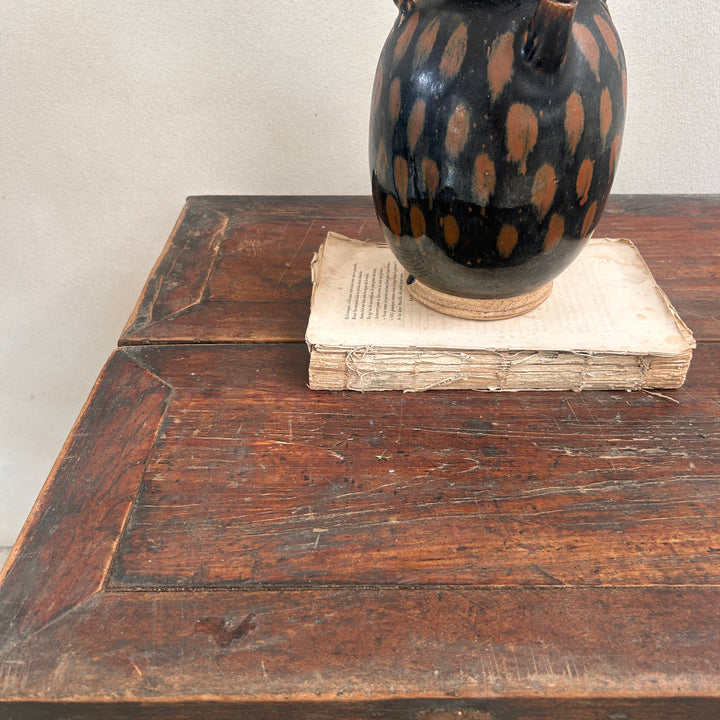 Antique Dark Wood Storage Chest | Jude
