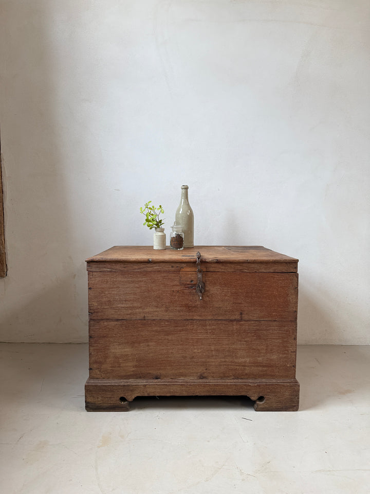 Antique Indian Teak Blanket Box | Harmoni