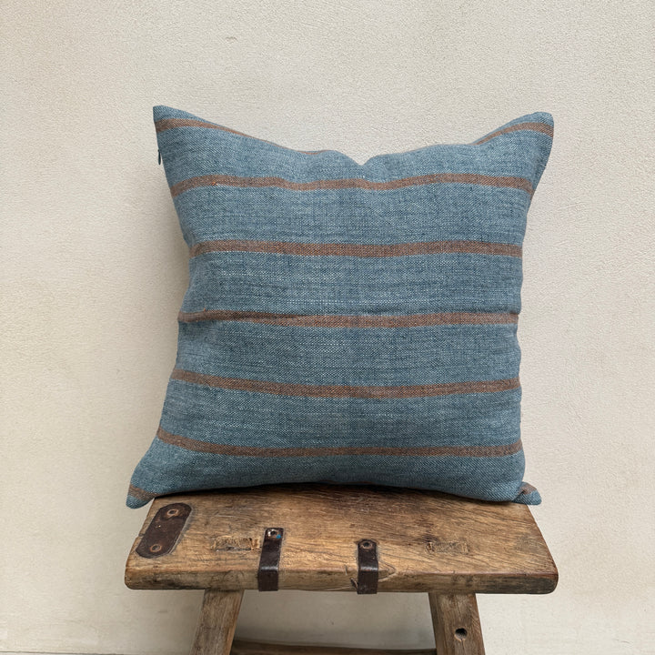 Linen cushion wide stripe | 50x50 Melvin