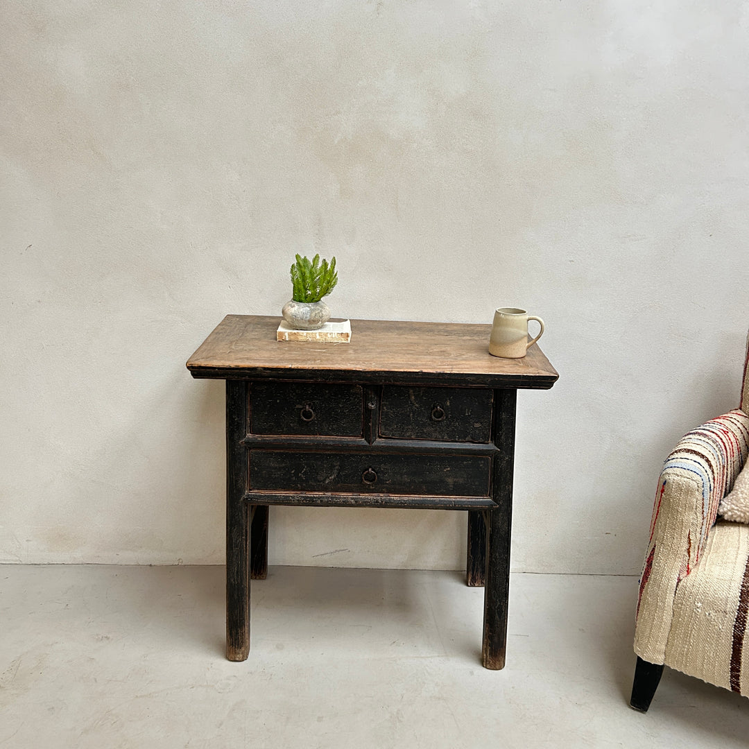 Antique Black Console Table | Snowshill