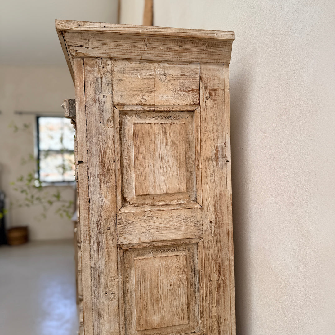 Salvaged Indian Antique Door Cupboard Rena
