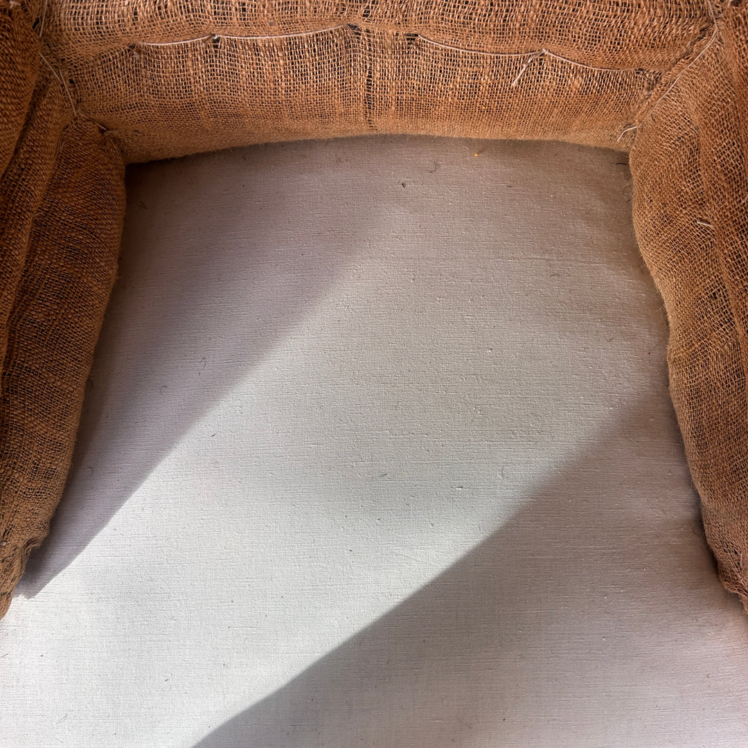 Antique French Deconstructed Armchair &amp; Footstool | Louise