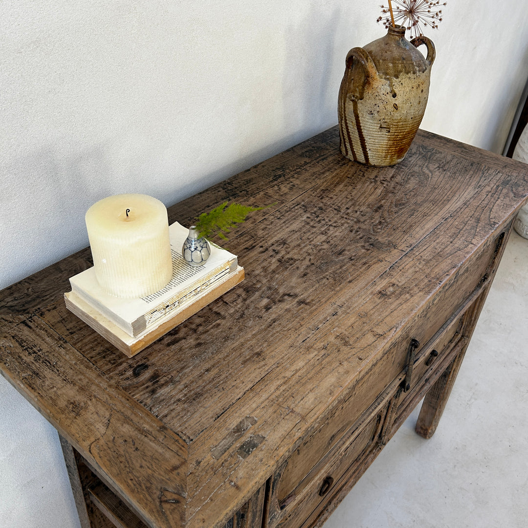 Antique Elm Console Table | Aldeburgh