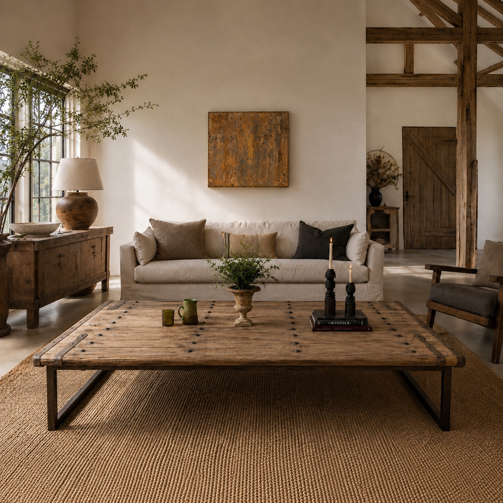 Antique door coffee table | Tiernan
