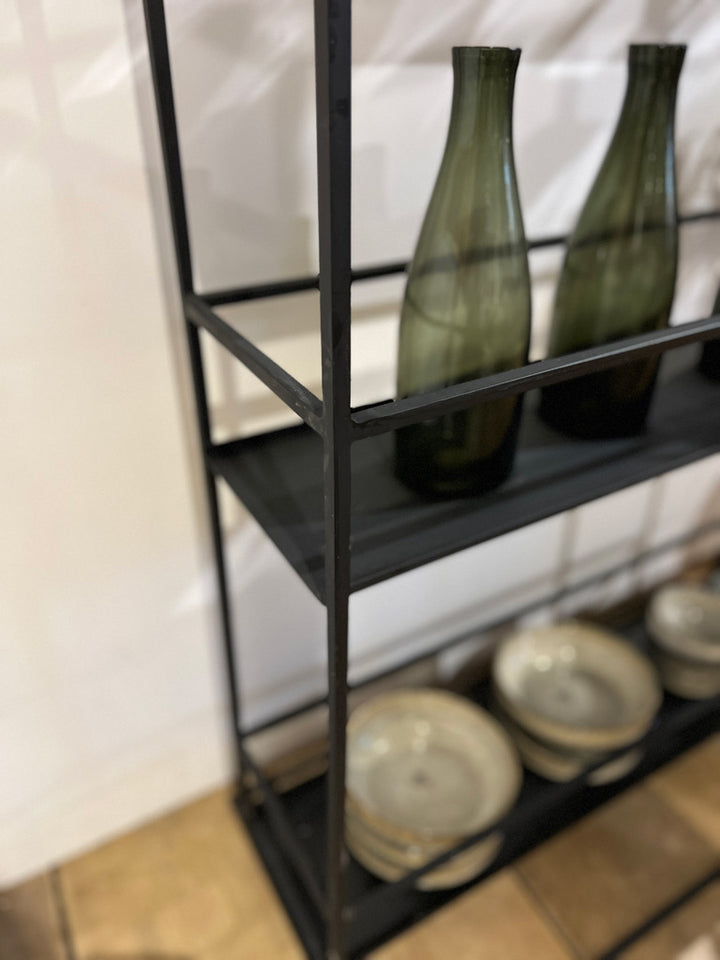 Black Metal display shelf