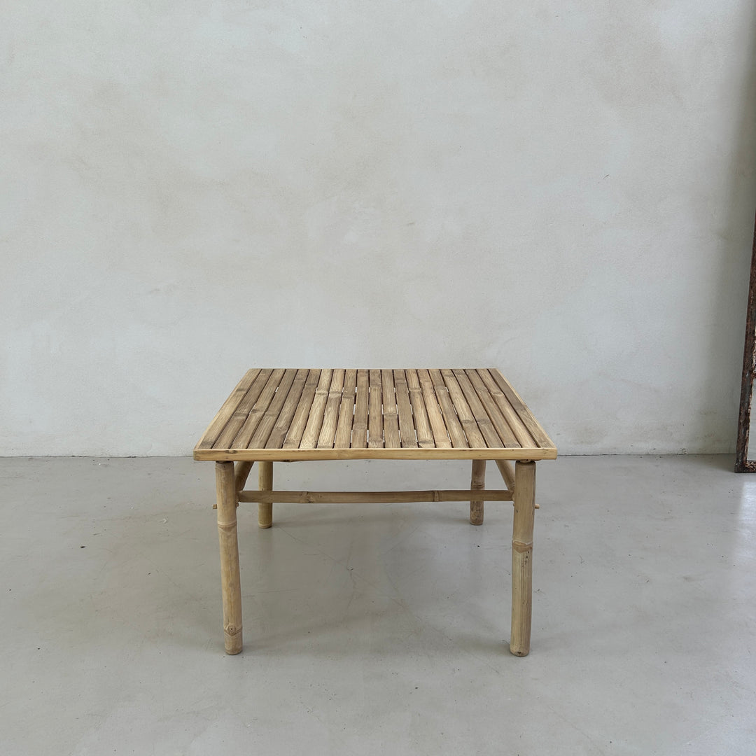Bamboo Square garden coffee table