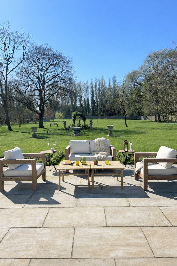 Bamboo Square garden coffee table 