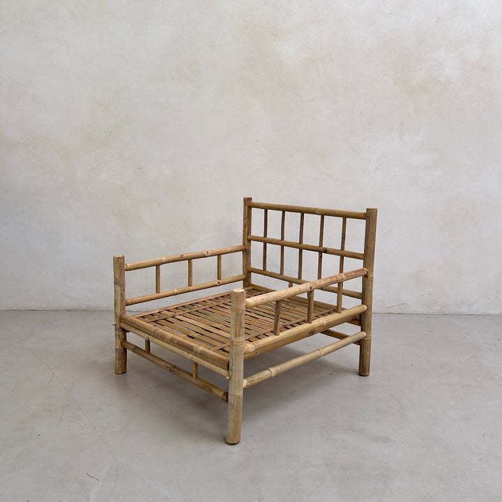 Bamboo outdoor garden seating set