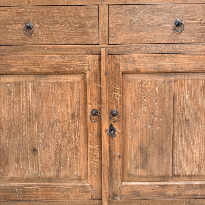 Beaconsfield Dark Wood Glazed Cupboard
