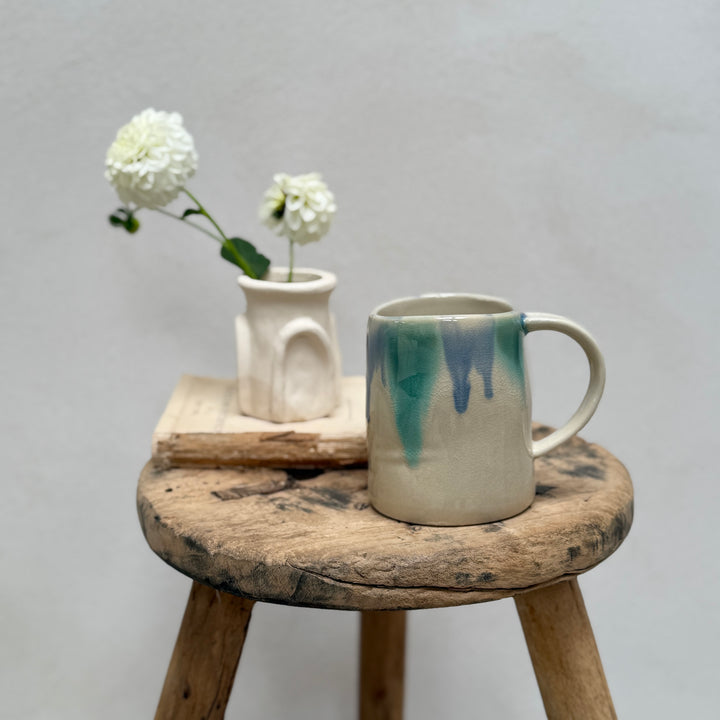 Blue Stoneware Mug | Yori