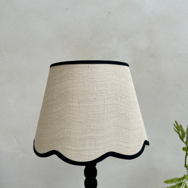 Bobbin Table Lamp | Dark Wood