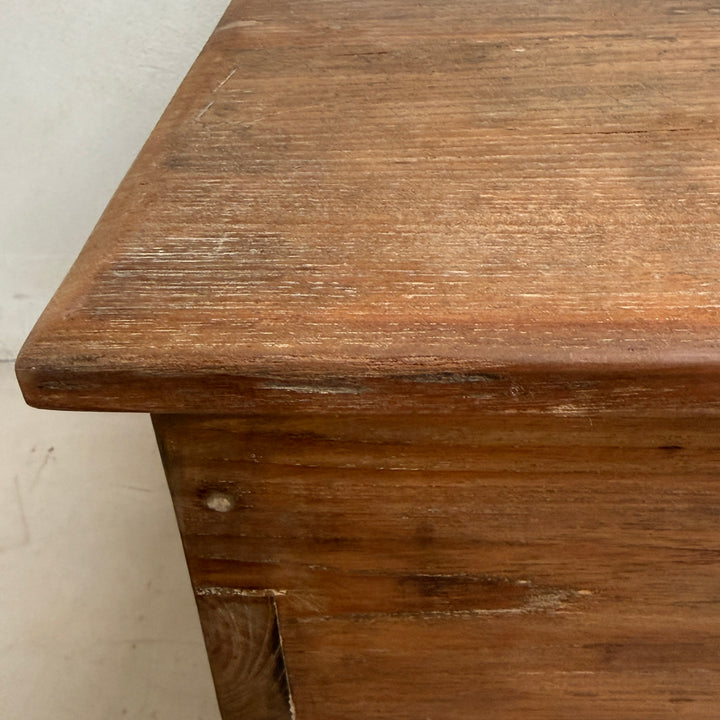 Briggs Reclaimed Teak Blanket Box | Solid Dark Wood Storage Chest