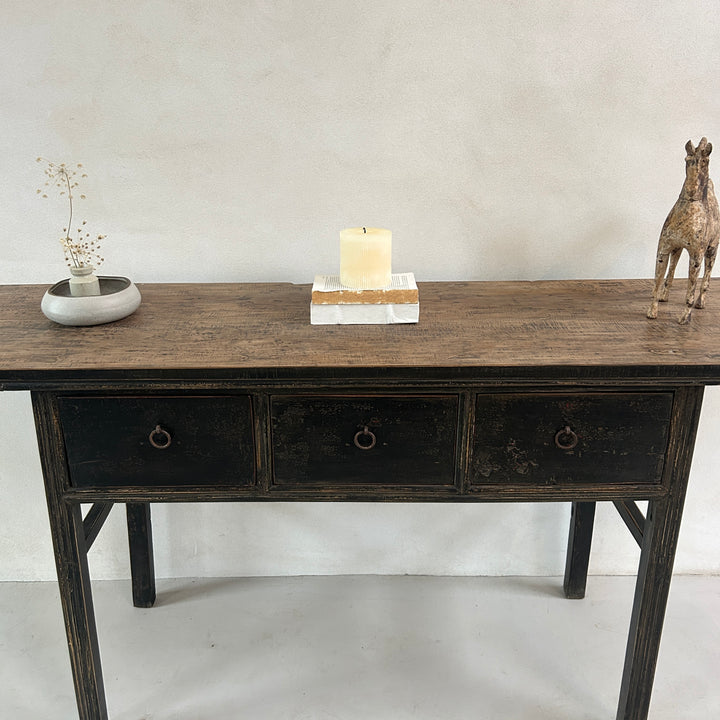 Antique Black Console Table | Stow