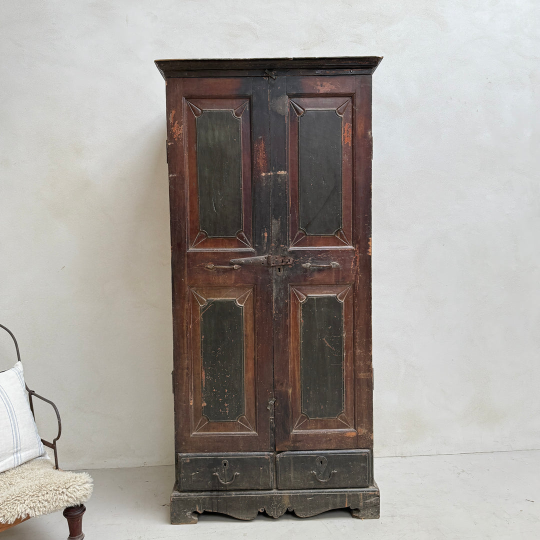 Antique Dark wood Cupboard Dorothy