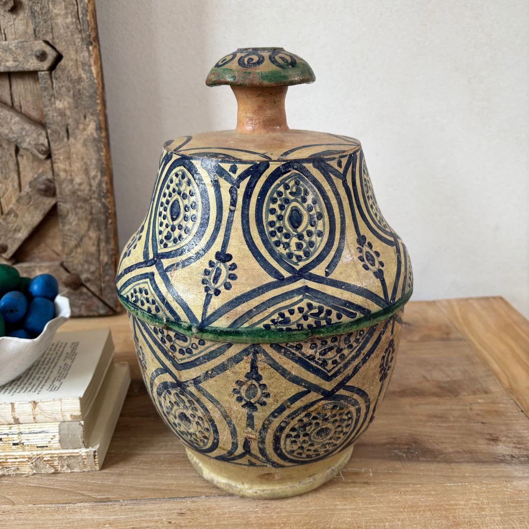 Antique Moroccan Safi Jubbaha Pot | Safi