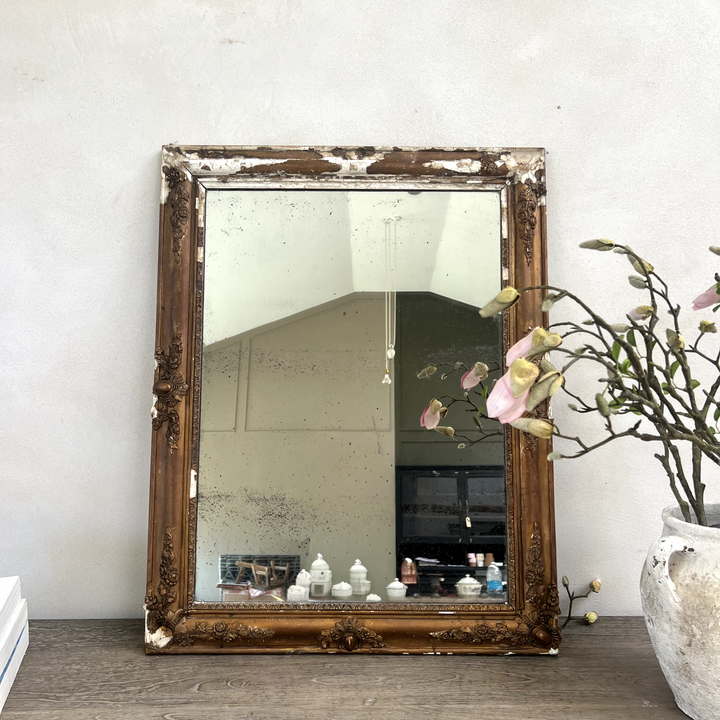 Antique French Ornate Mirror