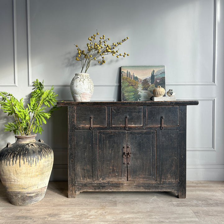 Unique Antique Black Cabinet | Wotton