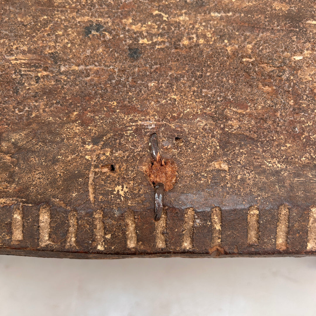 Antique wooden coffer storage box | Adelia