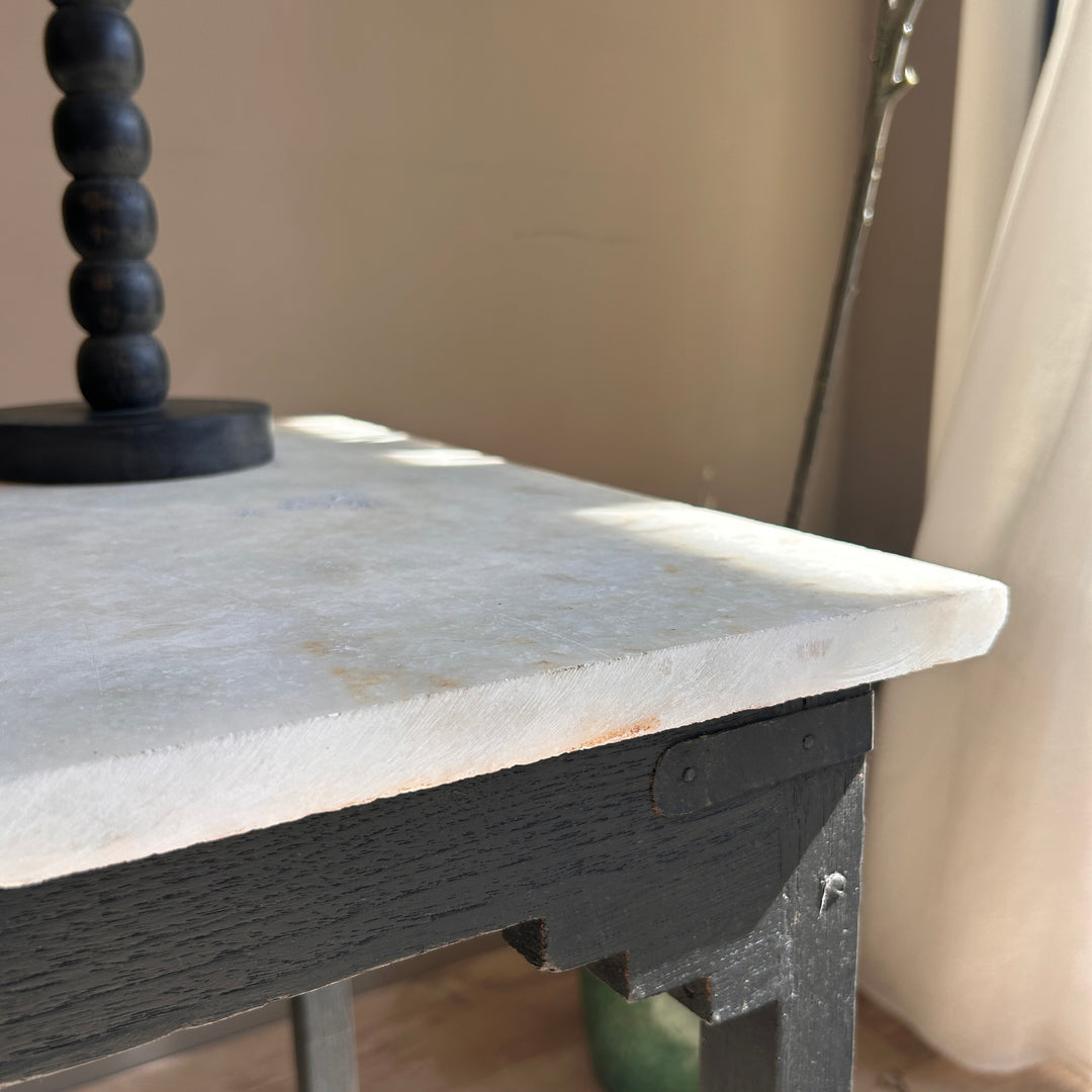 Original Vintage Marble Top Side Table | Petra