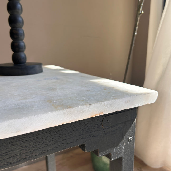 Original Vintage Marble Top Side Table | Petra
