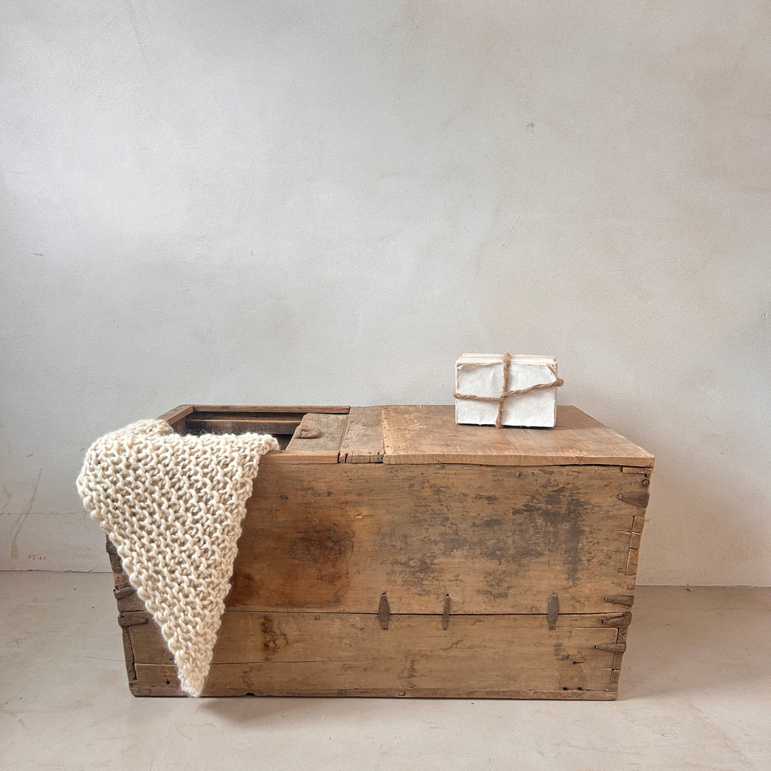 Antique Teak Blanket Box | Ezra