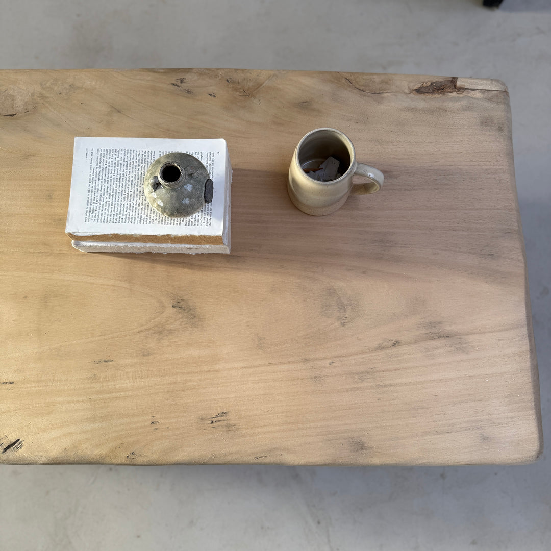 Antique Pale wood Naga Coffee Table