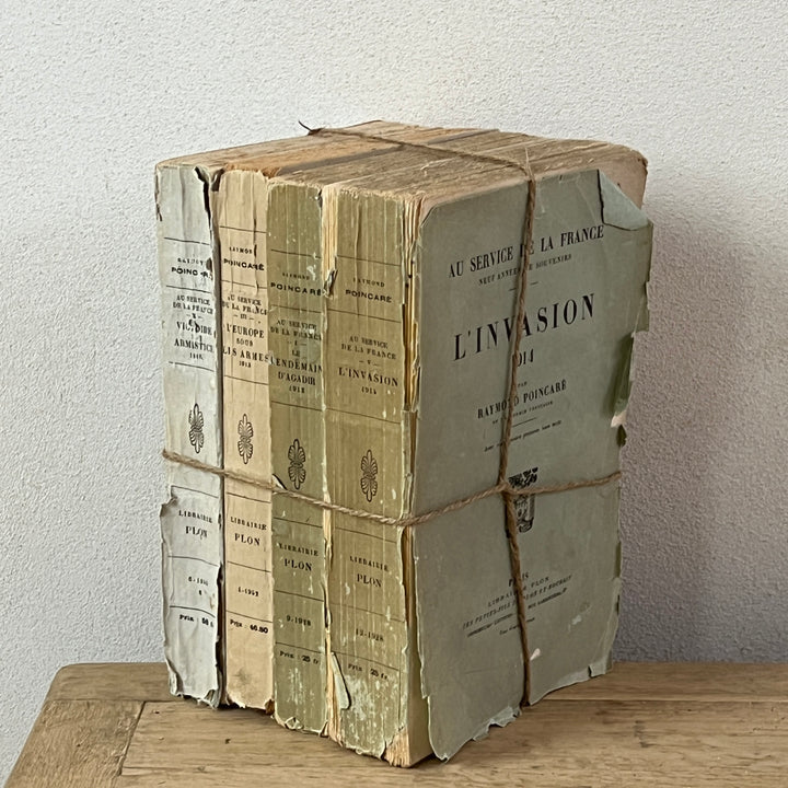 Antique French Four Book Bundle