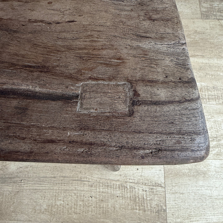 Small vintage hand carved bench | Arnold