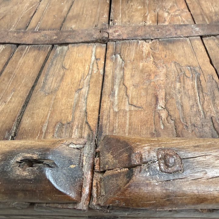 Ancient Wooden Merchants Chest | Wittering