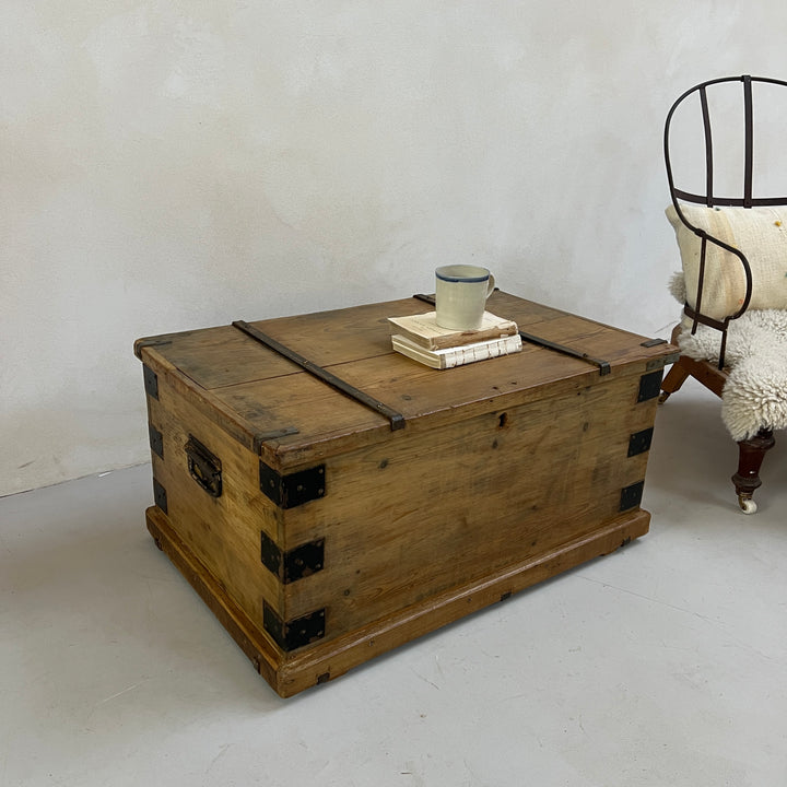 Antique Wooden Blanket Box | Hector