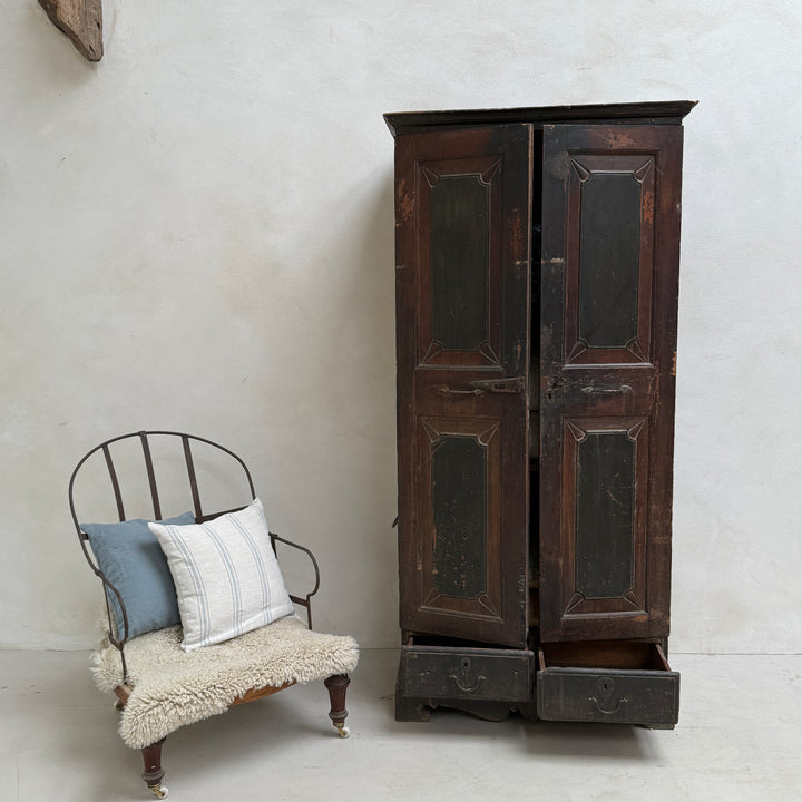 Antique Dark wood Cupboard Dorothy